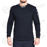 Tricou Maneca Lunga Bleumarin Black Iris Jandarmeria (100% Bumbac, inscriptionat la baza gatului)